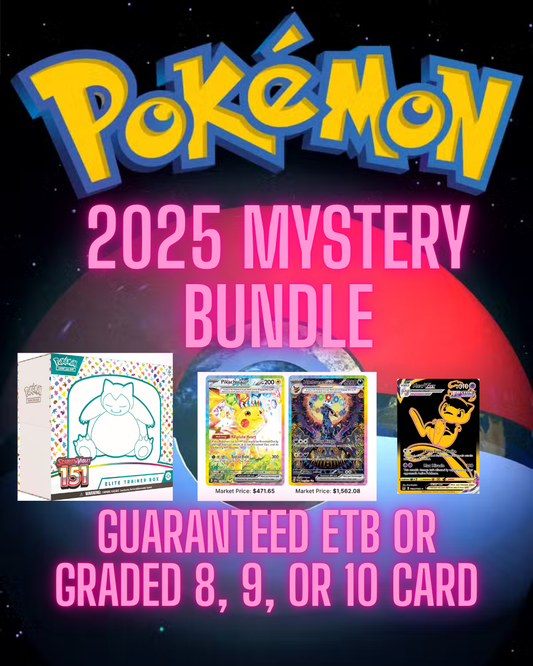 2025 Graded Card or ETB Mystery Pokemon Bundle